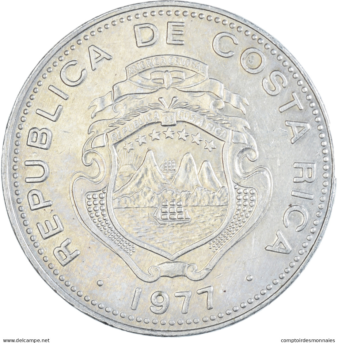 Monnaie, Costa Rica, Colon, 1977 - Costa Rica