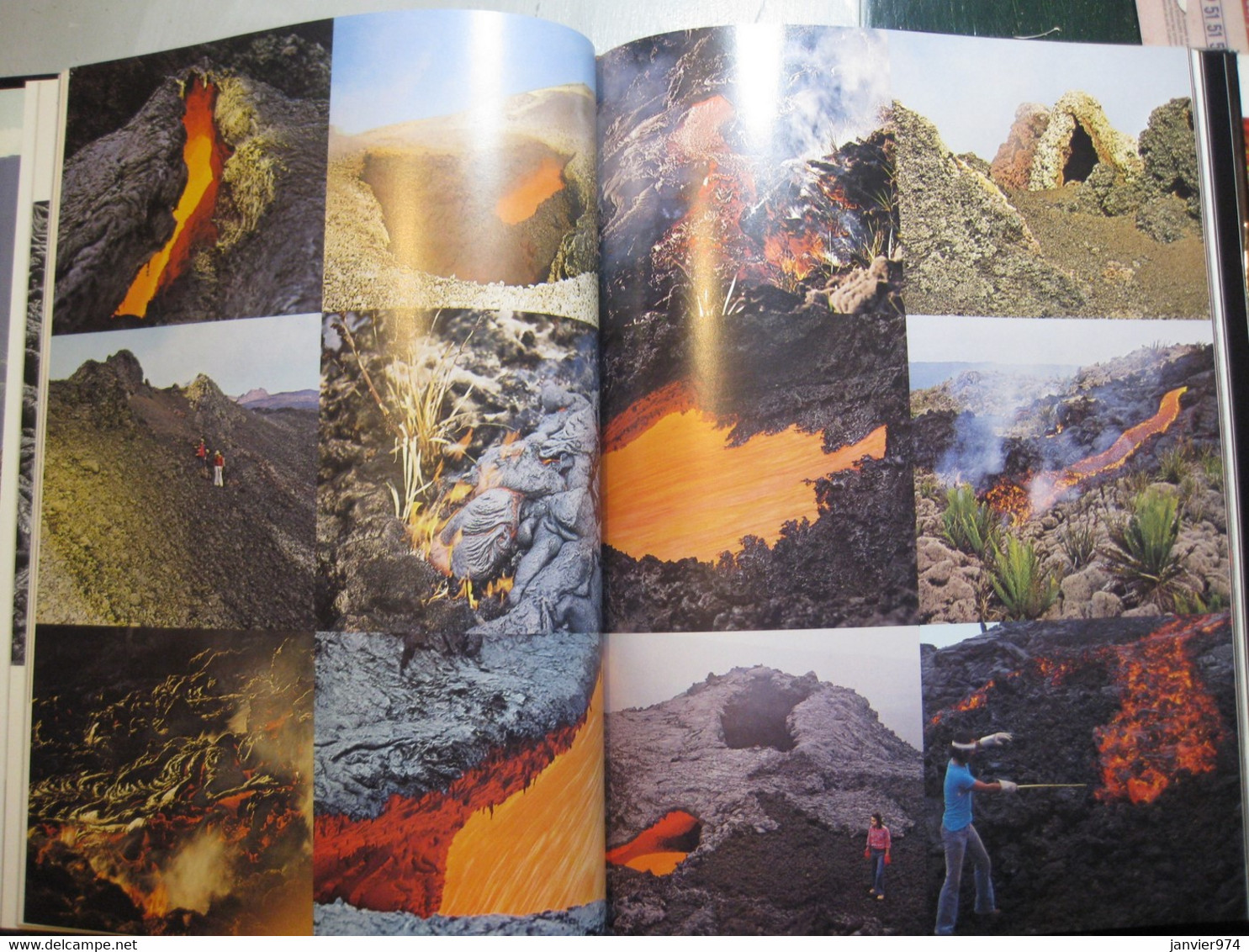 LA FOURNAISE volcan actif de l'Ile de la Réunion de ROLAND BENARD  1977, Dédicacé