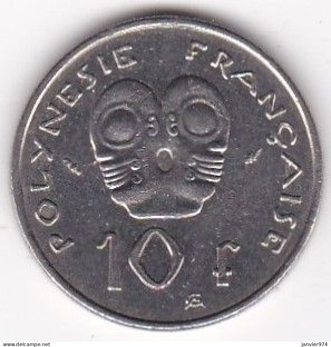 Polynésie Française. 10 Francs 1979 . En Nickel - Polinesia Francese