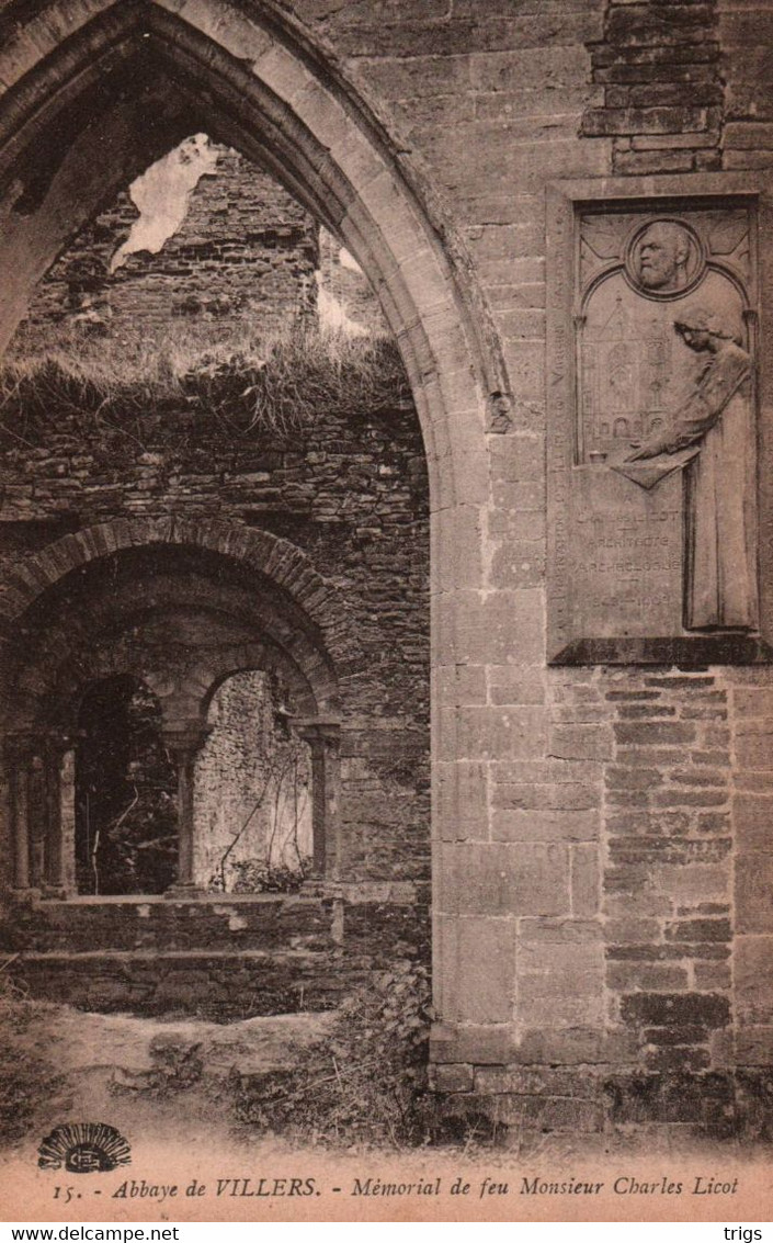 Abbaye De Villers - Mémorial De Feu Monsieur Charles Licot - Villers-la-Ville