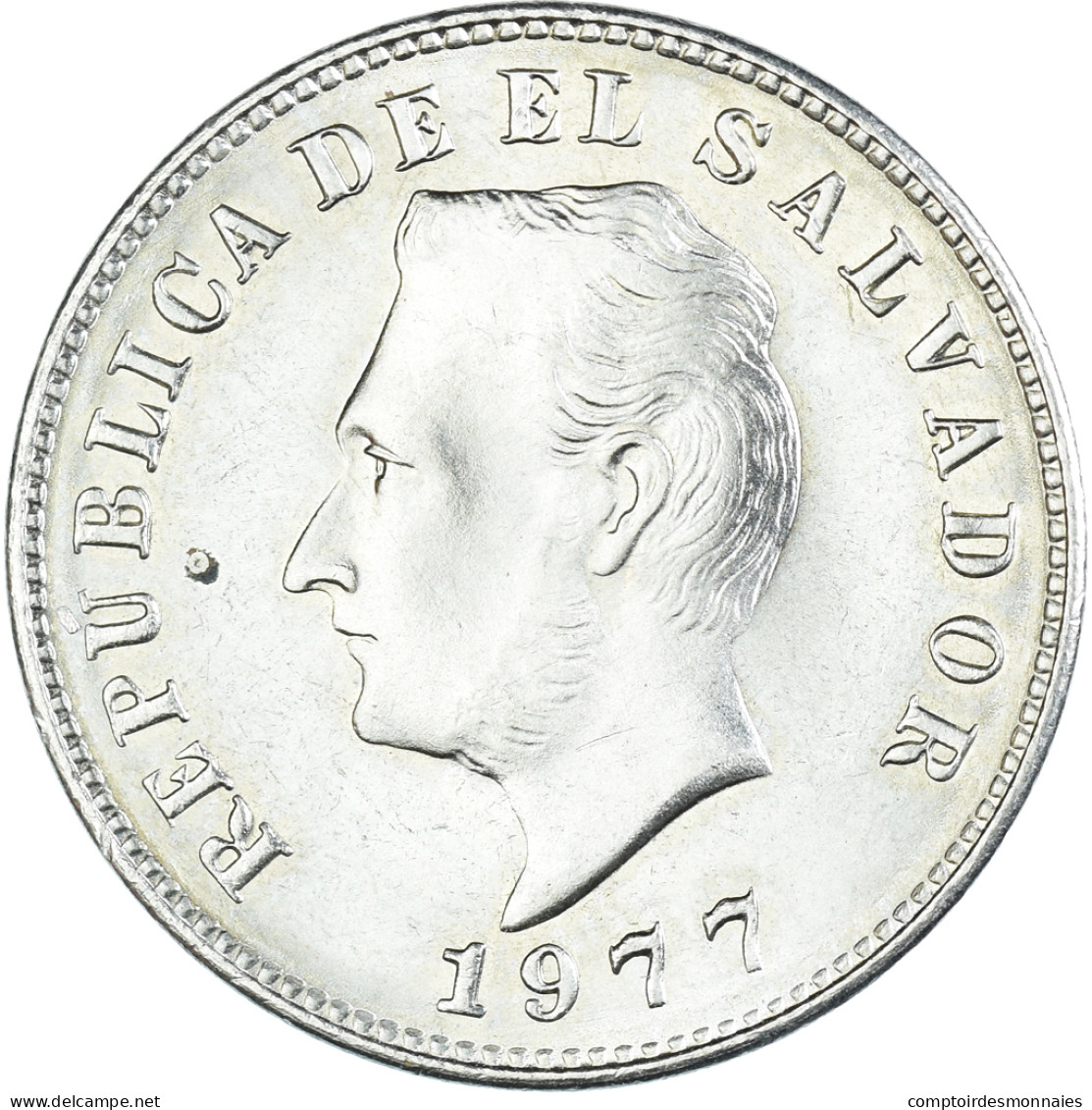 Monnaie, Salvador, 5 Centavos, 1977 - El Salvador