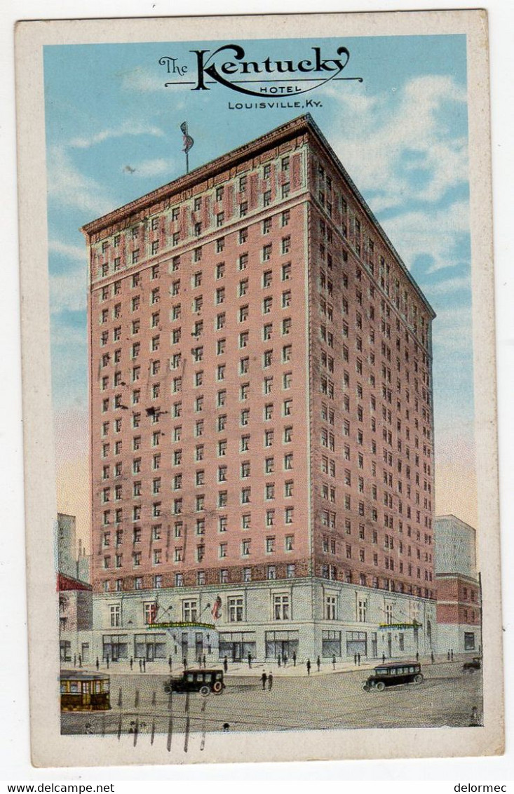 CPA Couleur Louisville The Kentucky Hotel United States Editor Kropp Milwaukee - Louisville