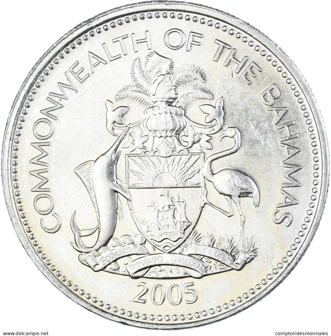 Monnaie, Bahamas, 25 Cents, 2005 - Bahamas