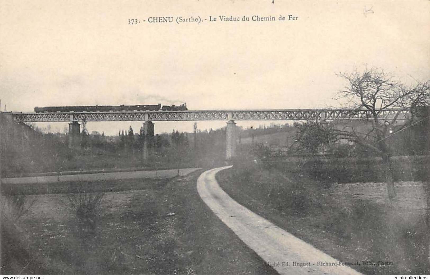 Chenu        72         Viaduc Du Chemin De Fer                 ( Voir Scan ) - Sonstige & Ohne Zuordnung