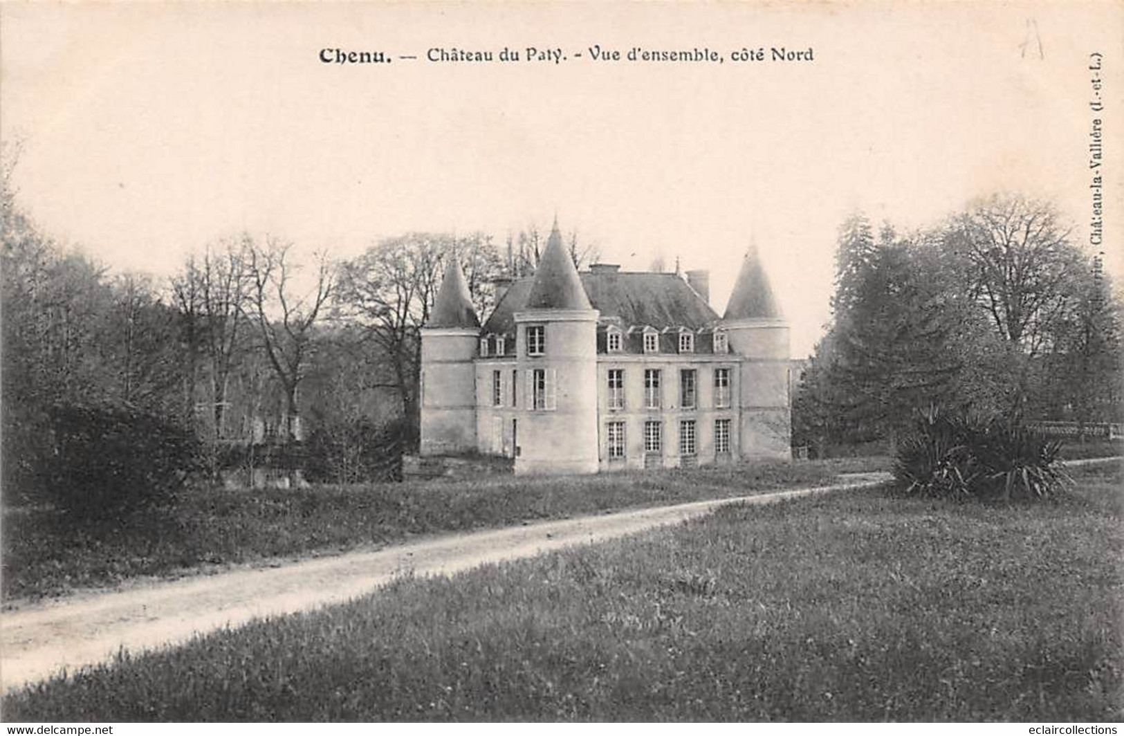 Chenu        72         Château Du Paty  Côté Nord              ( Voir Scan ) - Sonstige & Ohne Zuordnung