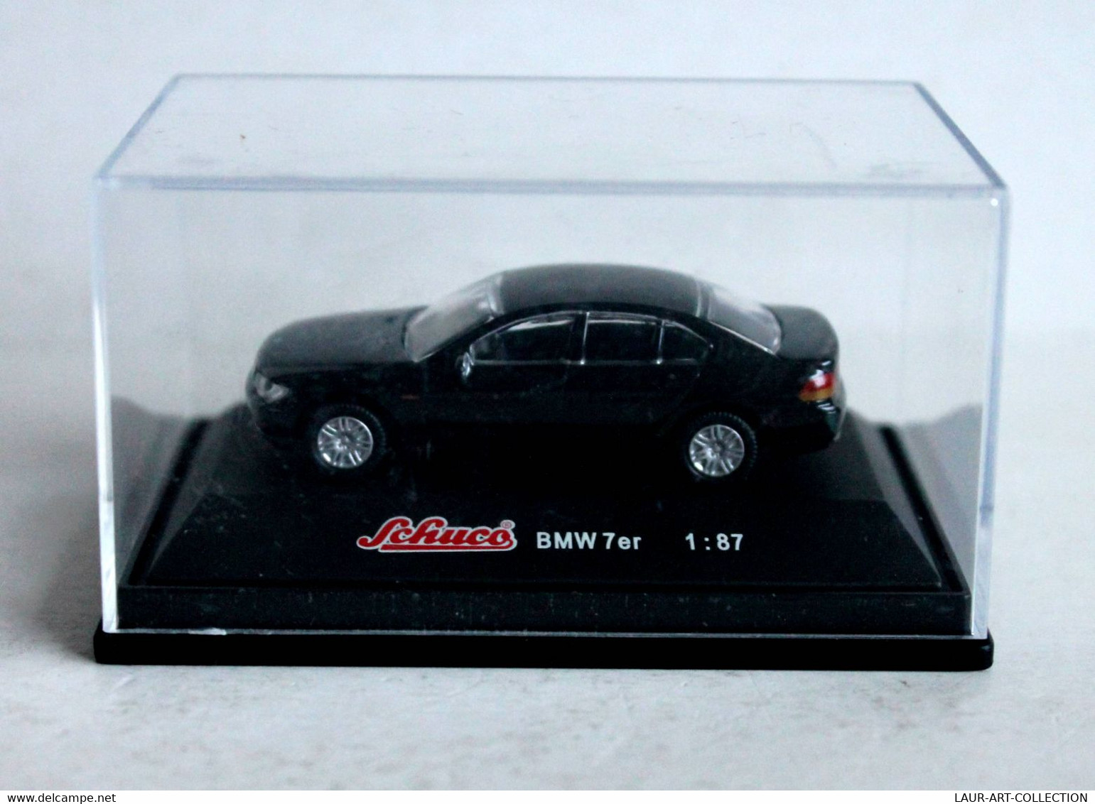 SCHUCO - BMW 7er - NOIR - VOITURE AUTOMOBILE MINIATURE - ECH: 1/87 - ANCIEN MODELE REDUIT (1712.32) - Scala 1:87