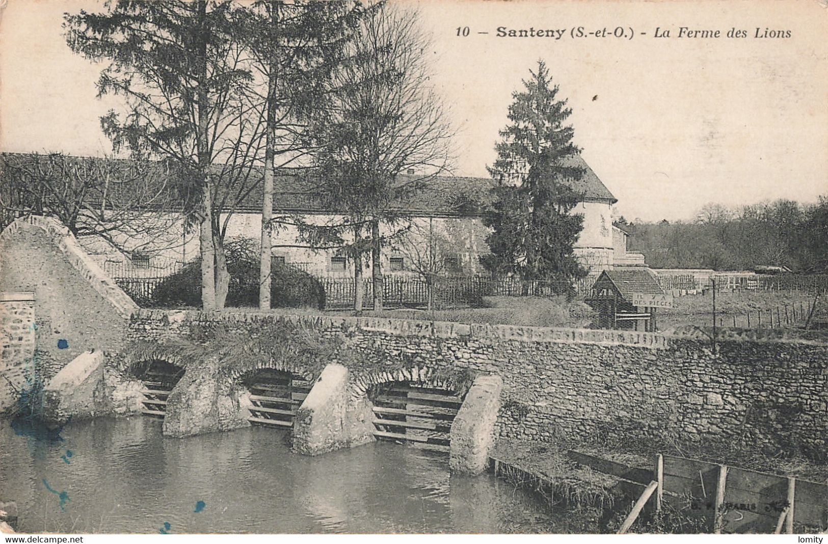 94 Santeny La Ferme Des Lions CPA - Santeny