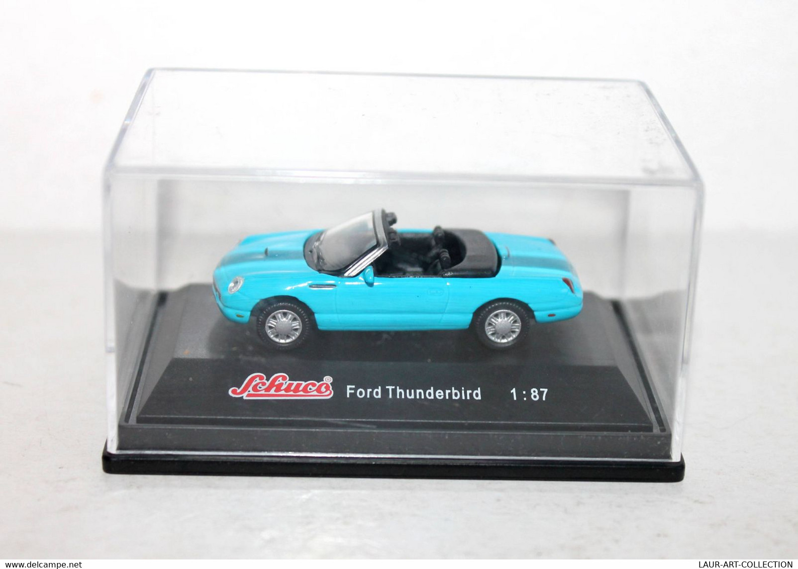 SCHUCO - FORD THUNDERBIRD CABRIOLET DECAPOTABLE VOITURE AUTOMOBILE MINIATURE 1/87 - ANCIEN MODELE REDUIT (1712.38) - Echelle 1:87