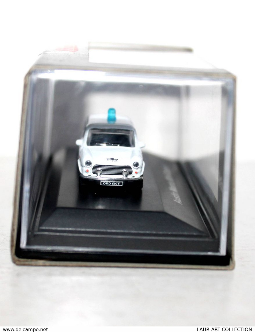 SCHUCO - AUSTIN MORRIS MINI COOPER - POLICE - VOITURE AUTOMOBILE MINIATURE 1/87 - ANCIEN MODELE REDUIT (1712.41) - Echelle 1:87