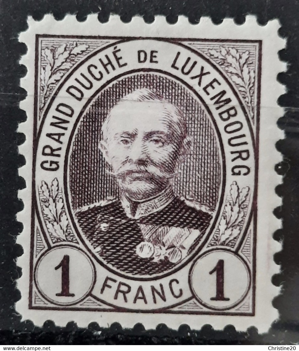 Luxembourg 1891/93 N°66 **TB Cote 80€ - 1891 Adolphe Frontansicht