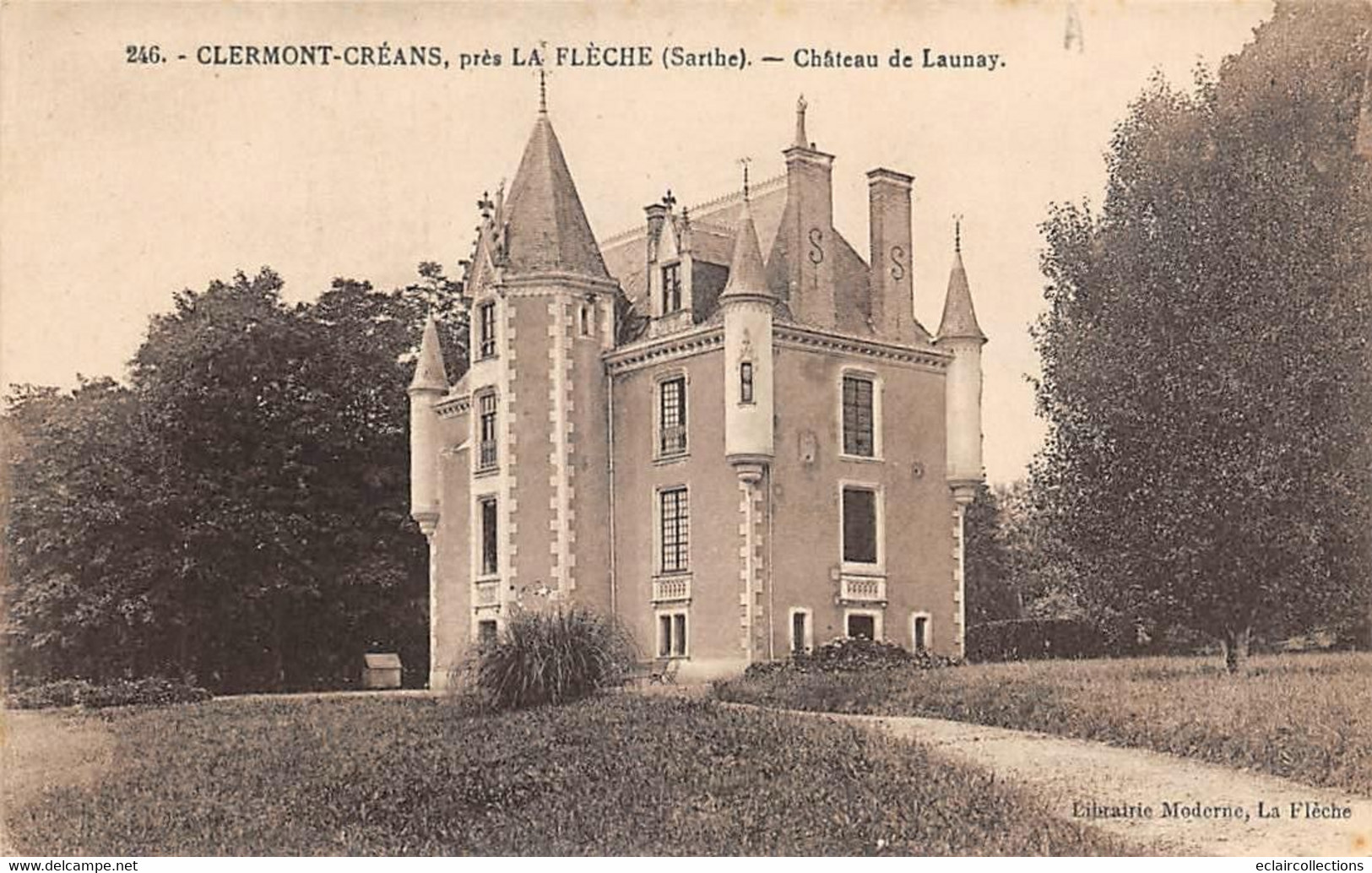 Clermont Créans        72          Château De Launay     N° 246                   ( Voir Scan ) - Other & Unclassified