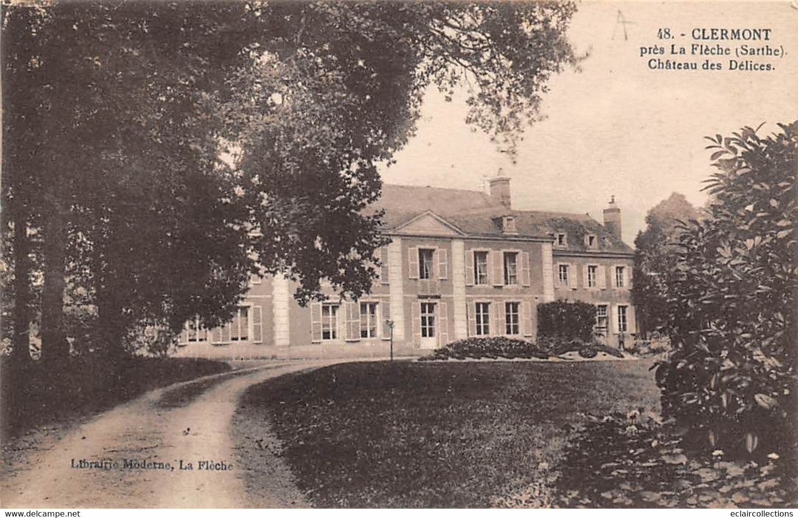 Clermont Créans        72          Château Des Délces       N° 48                   ( Voir Scan ) - Other & Unclassified