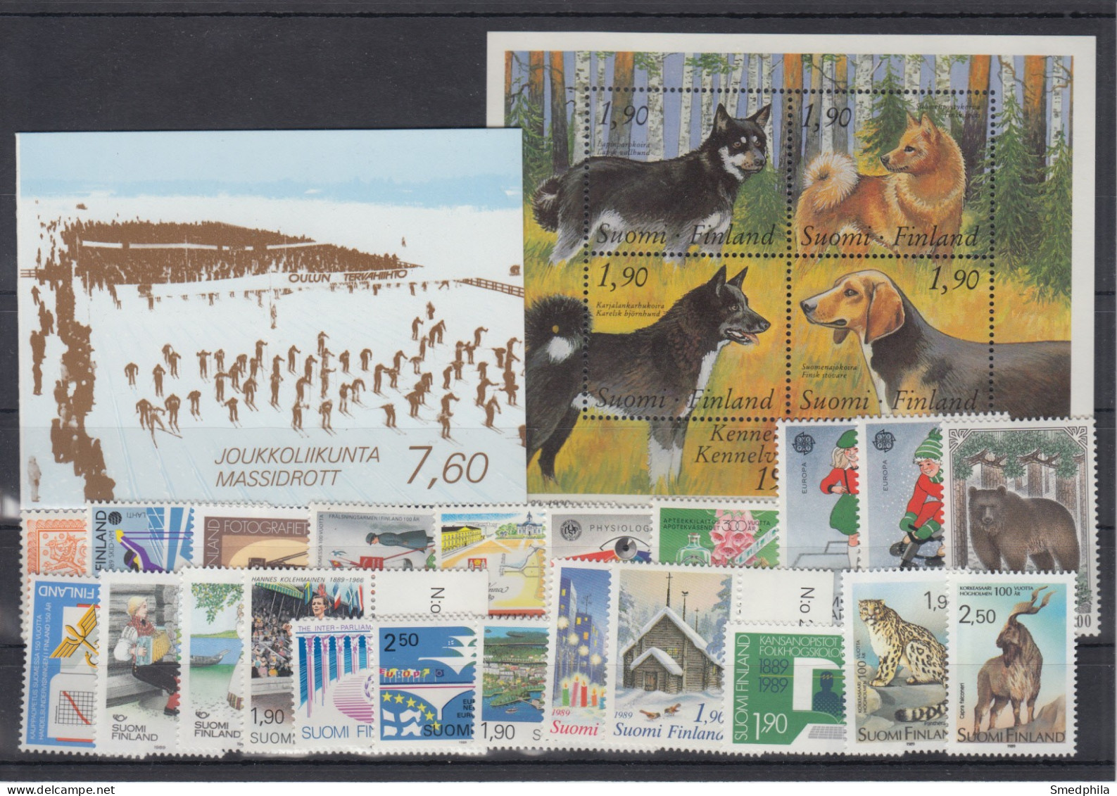 Finland 1989 - Full Year MNH ** - Ganze Jahrgänge