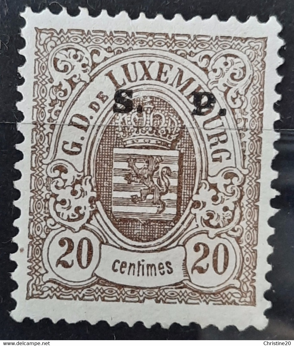 Luxembourg 1882/83  N°52 **TB Cote +100€ - Service