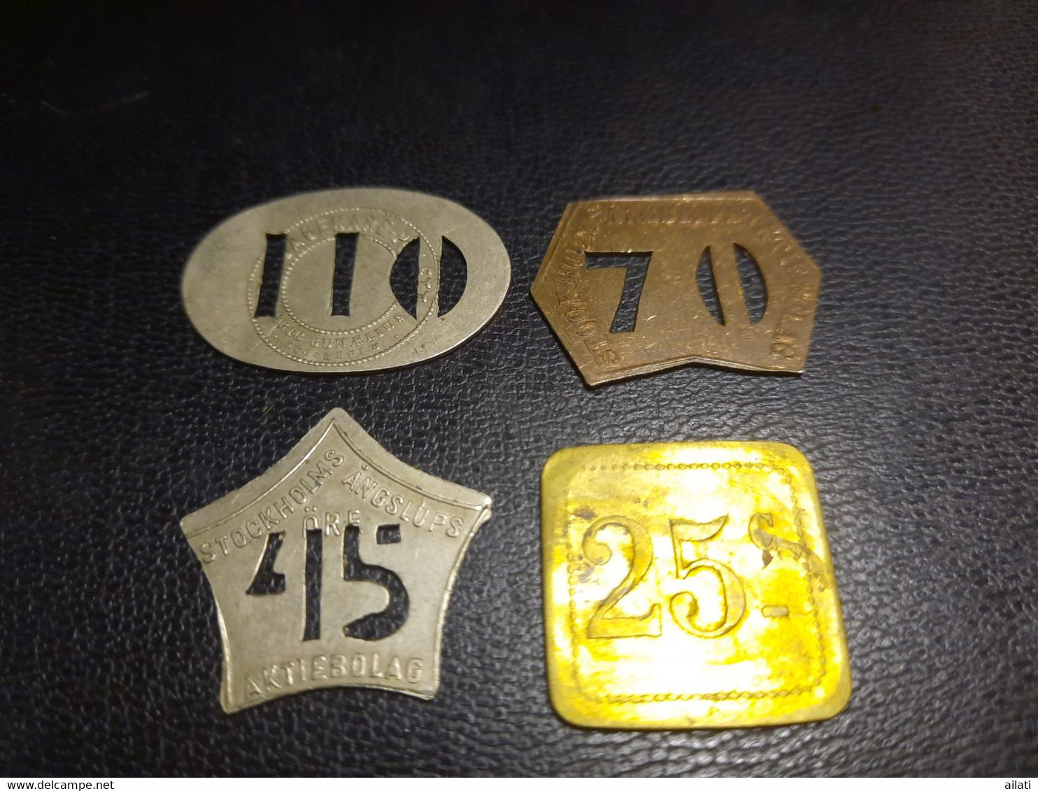 Lot De 4 Jetons à Définir - Tokens Of Communes