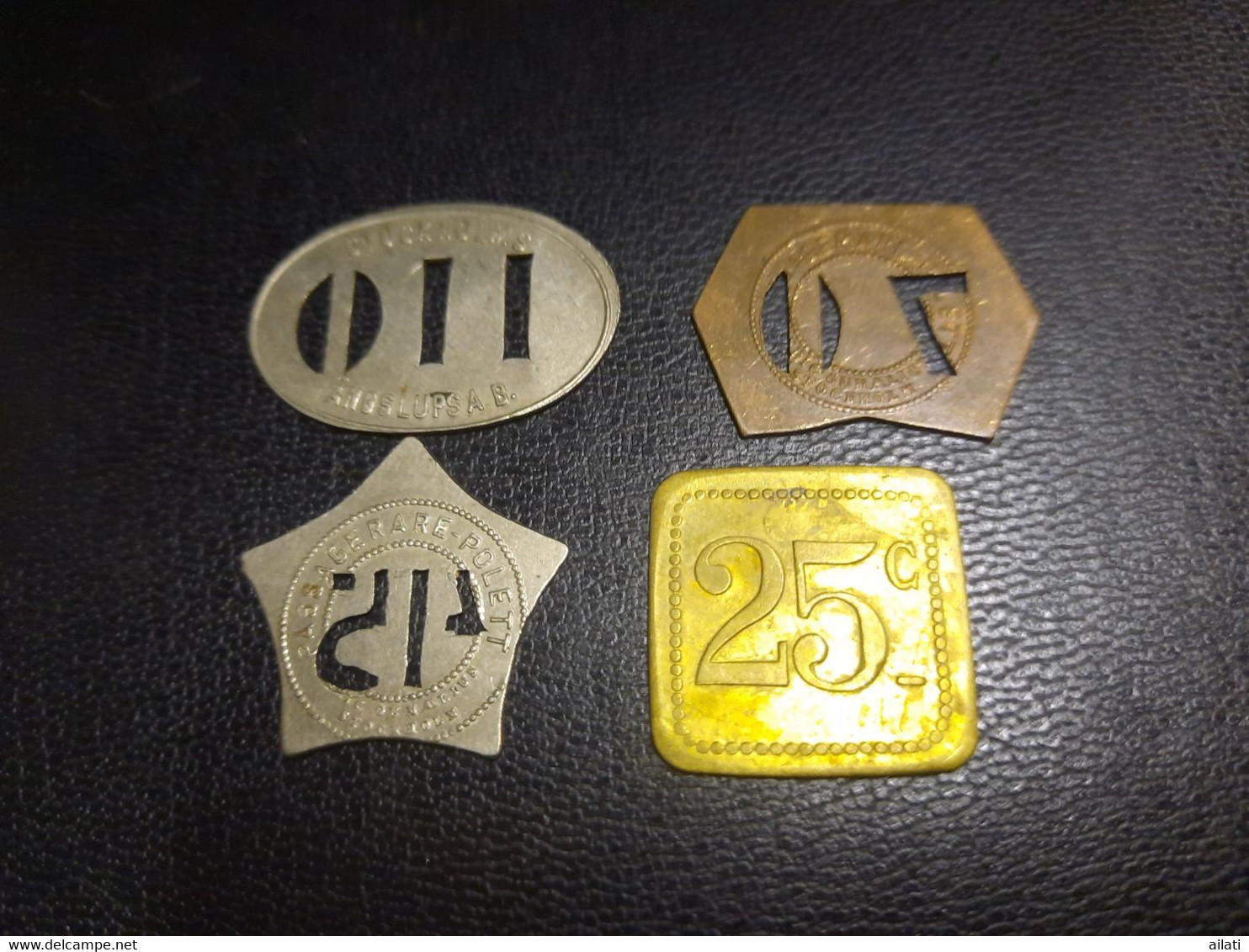 Lot De 4 Jetons à Définir - Tokens Of Communes