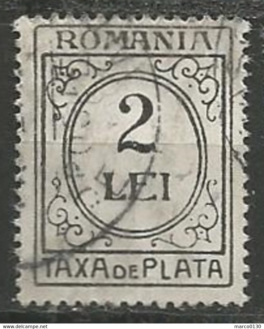 ROUMANIE / TAXE N° 64 OBLITERE - Postage Due