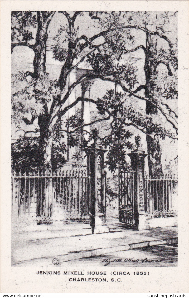 South Carolina Charleston Jenkins Mikell House Circa 1853 - Charleston