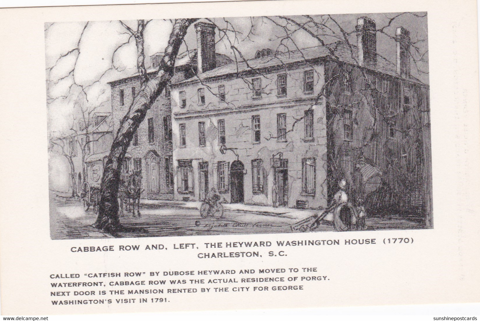 South Carolina Charleston Cabbage Row And The Heyward Washington House - Charleston