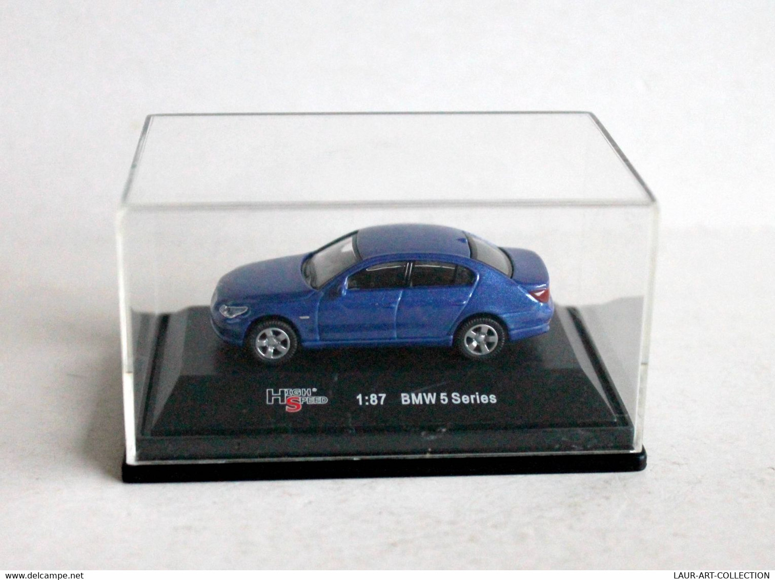 HIGH SPEED - BMW 5 SERIES BLEU - VOITURE AUTOMOBILE VEHICULE MINIATURE 1/87 - ANCIEN MODELE REDUIT (1712.50) - Massstab 1:87