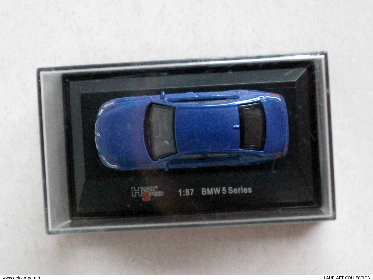 HIGH SPEED - BMW 5 SERIES BLEU - VOITURE AUTOMOBILE VEHICULE MINIATURE 1/87 - ANCIEN MODELE REDUIT (1712.50) - Scala 1:87