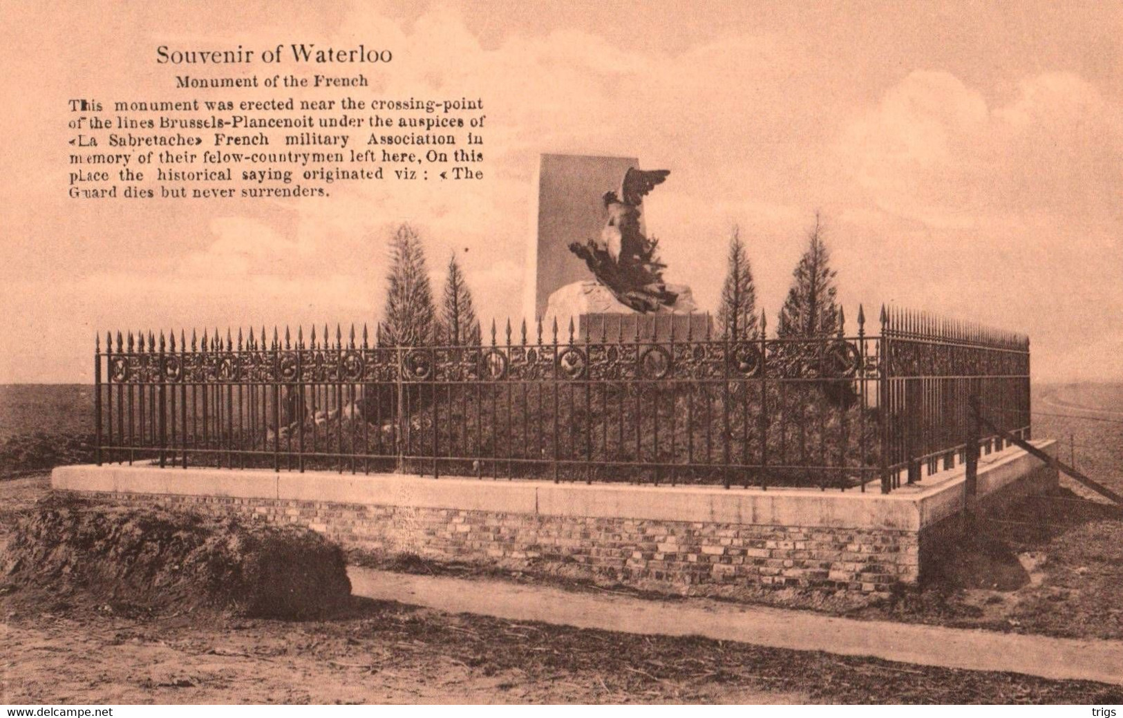 Waterloo - Monument Of The French - Waterloo