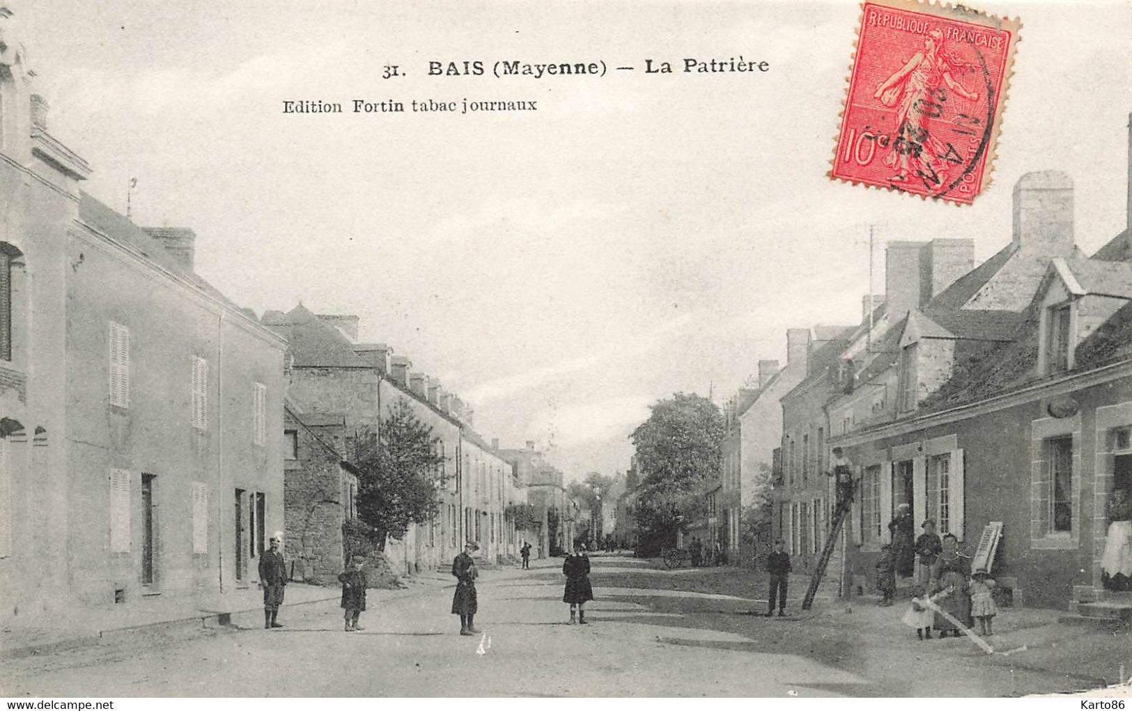 Bais * La Patrière * Villageois - Bais