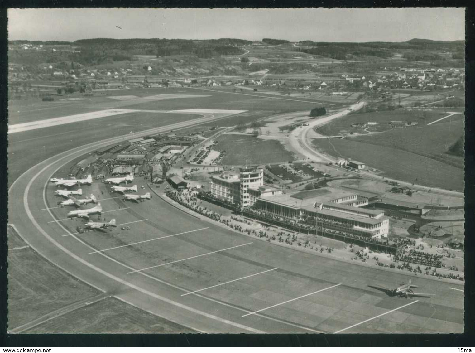 Flughof Zürich Kloten 1950 Zaugg - Kloten