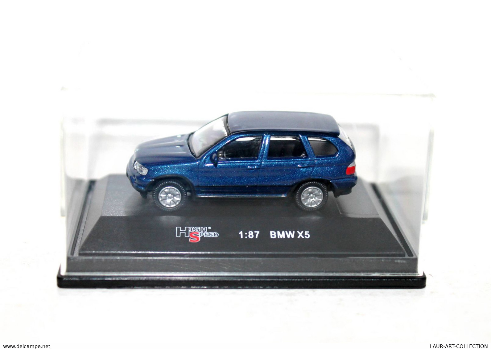 HIGH SPEED - BMW X5, BLEU - VOITURE AUTOMOBILE VEHICULE MINIATURE ECH: 1/87 - ANCIEN MODELE REDUIT (1712.52) - Scala 1:87