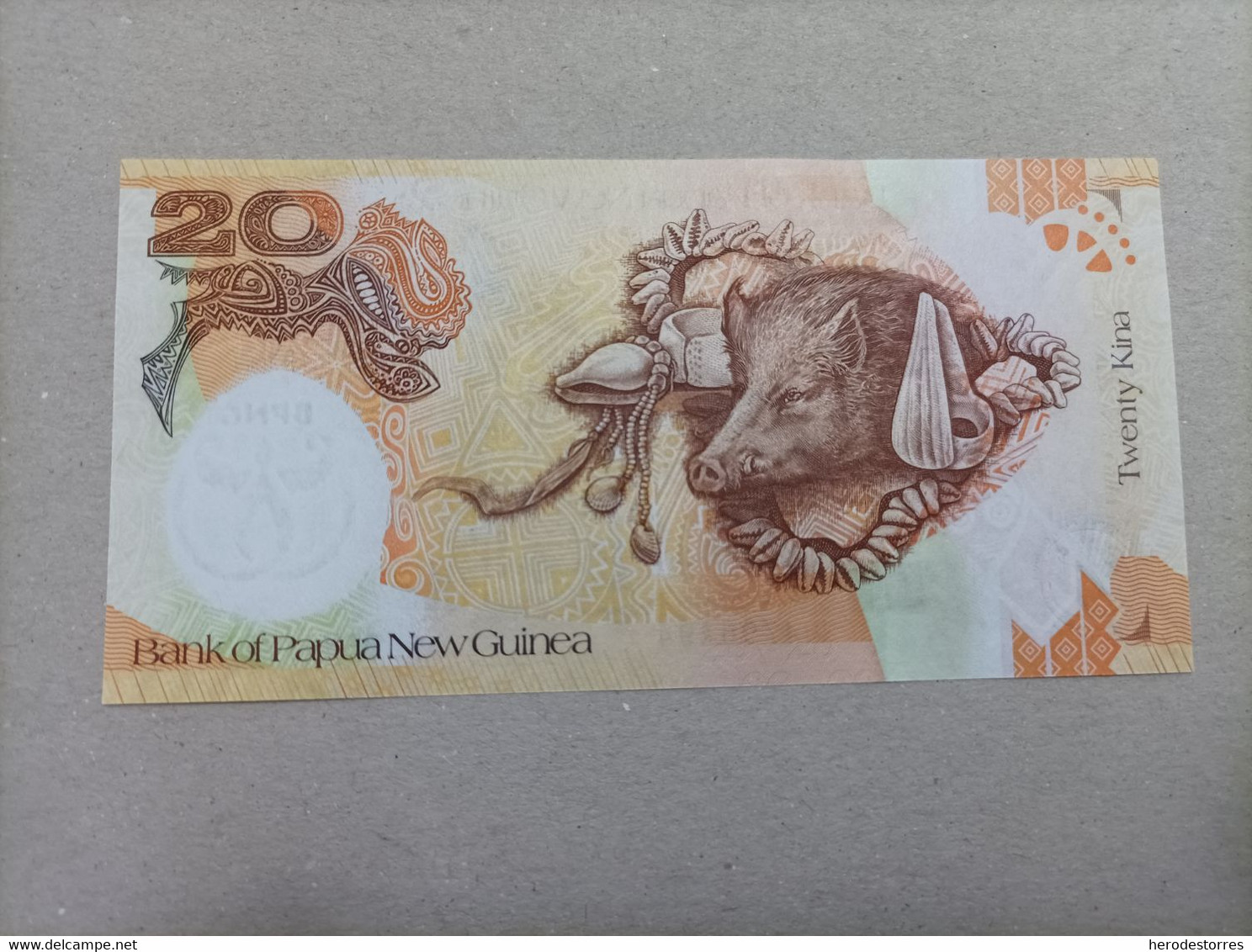 Billete De Papua Nueva Guinea De 20 Kina, Año 2008, Conmemorativo, UNC - Papouasie-Nouvelle-Guinée