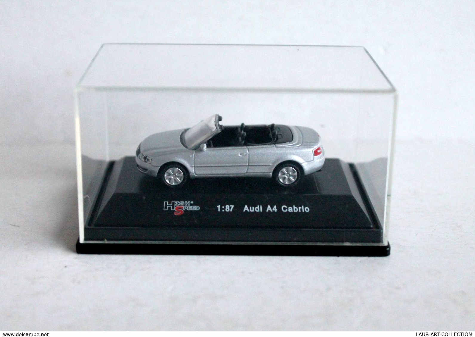 HIGH SPEED - AUDI A4 CABRIO - CABRIOLET DECAPOTABLE VOITURE AUTO MINIATURE 1/87 - ANCIEN VEHICULE  (1712.56) - Echelle 1:87