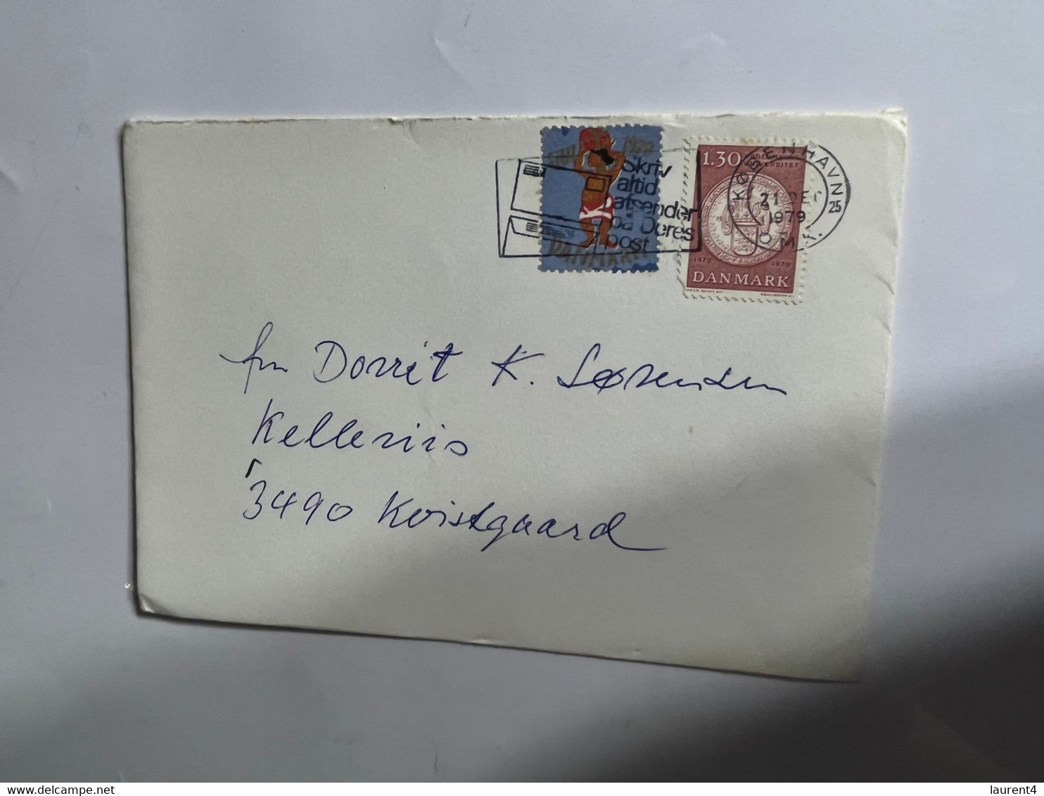 (1 N 39)  Denmark Cover - 1979 - Covers & Documents