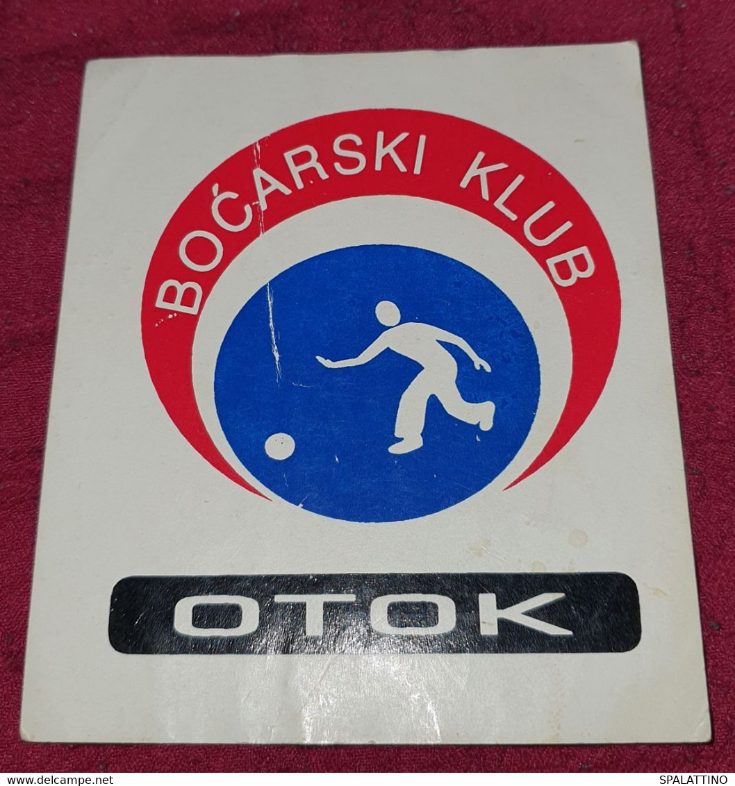 BOWLING CLUB OTOK, VINTAGE STICKER - Bowling