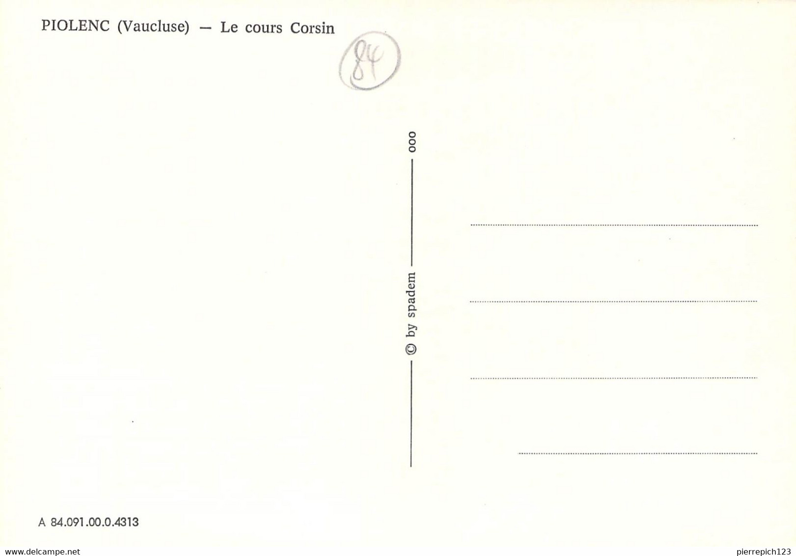 84 - Piolenc - Le Cours Corsin - Vue Aérienne - Piolenc