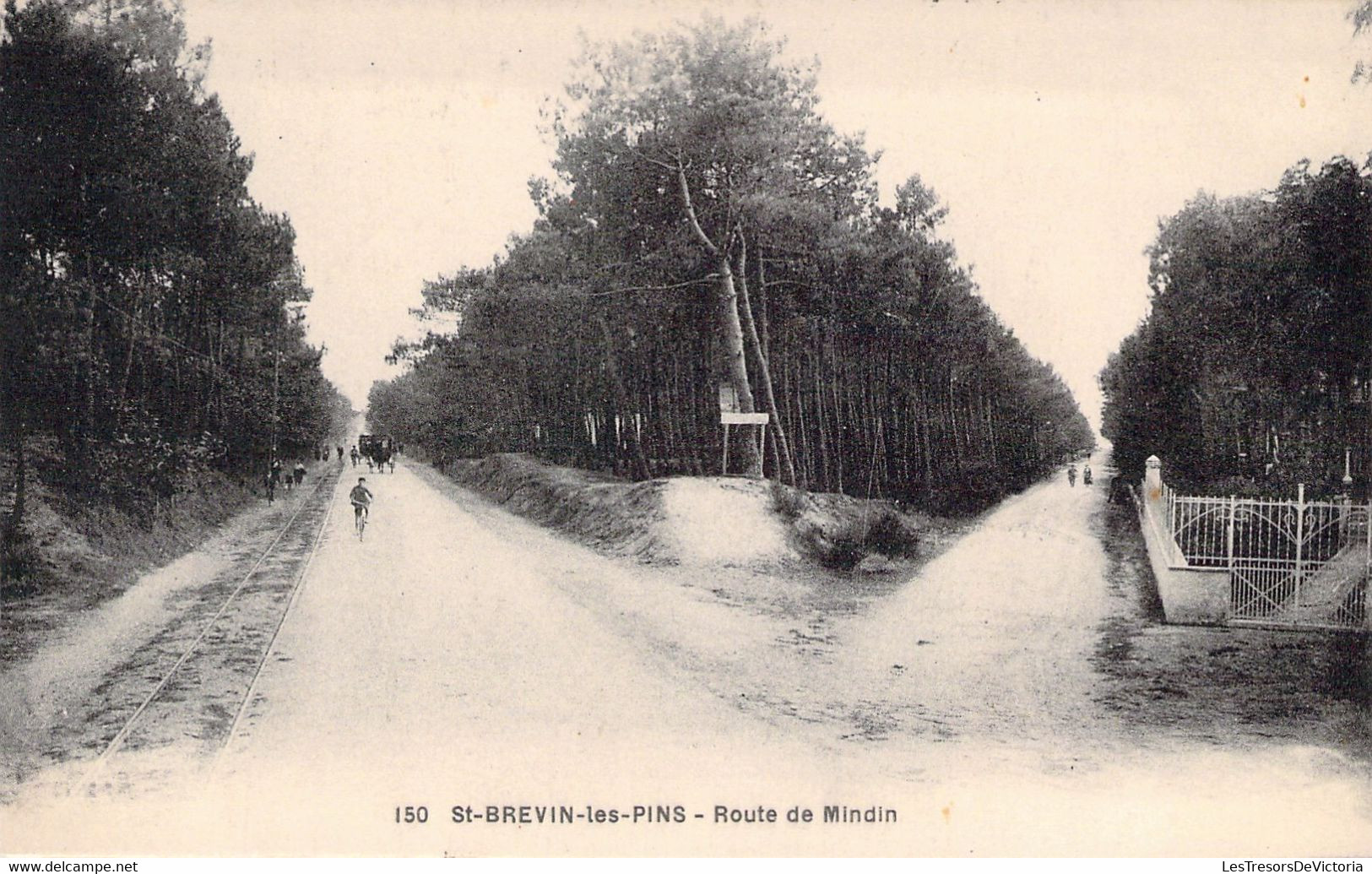 CPA - FRANCE - 44 - St BREVIN LES PINS - Route De Mindin - J Nozais - Saint-Brevin-les-Pins