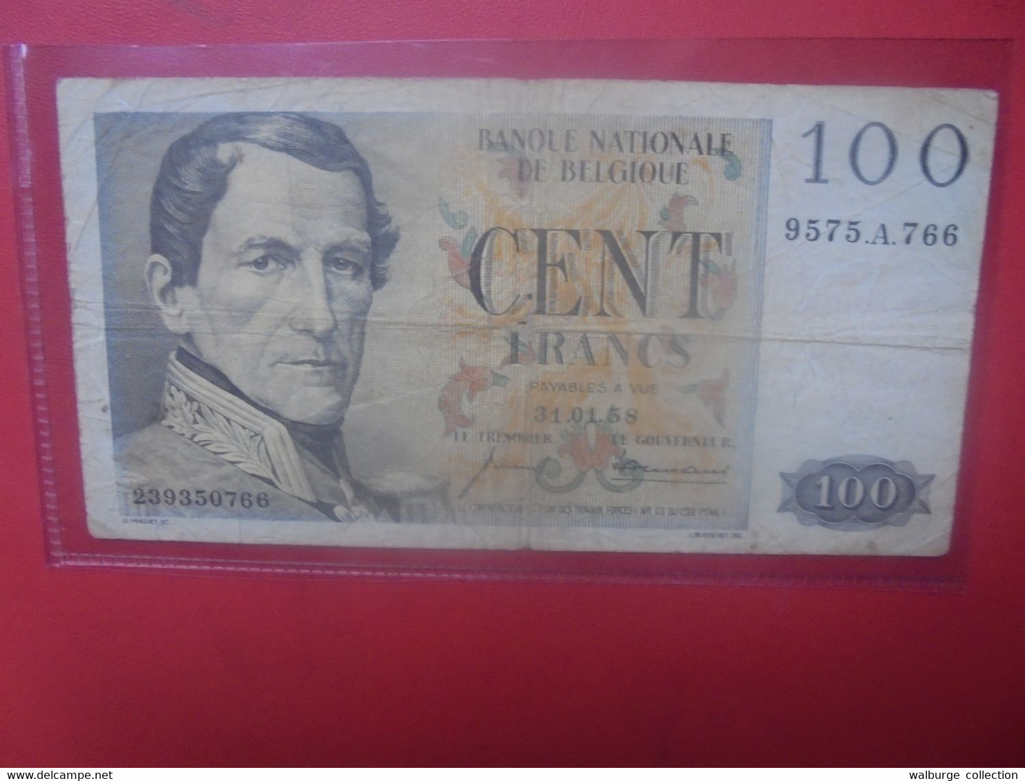 BELGIQUE 100 Francs 1958 Circuler (B.28) - 100 Franchi