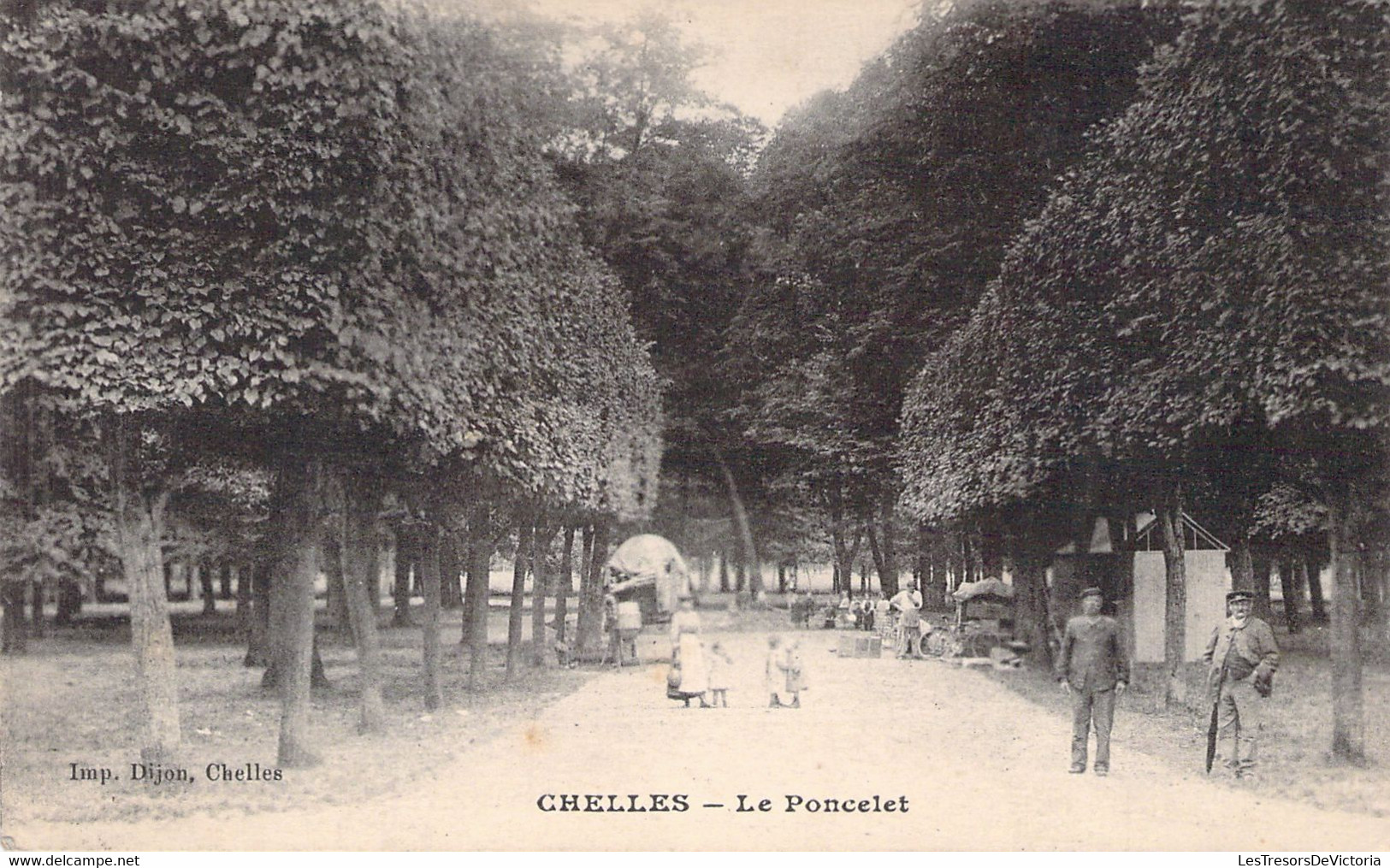 CPA - FRANCE - 77 - CHELLES - Le Poncelet - Animée - Chelles