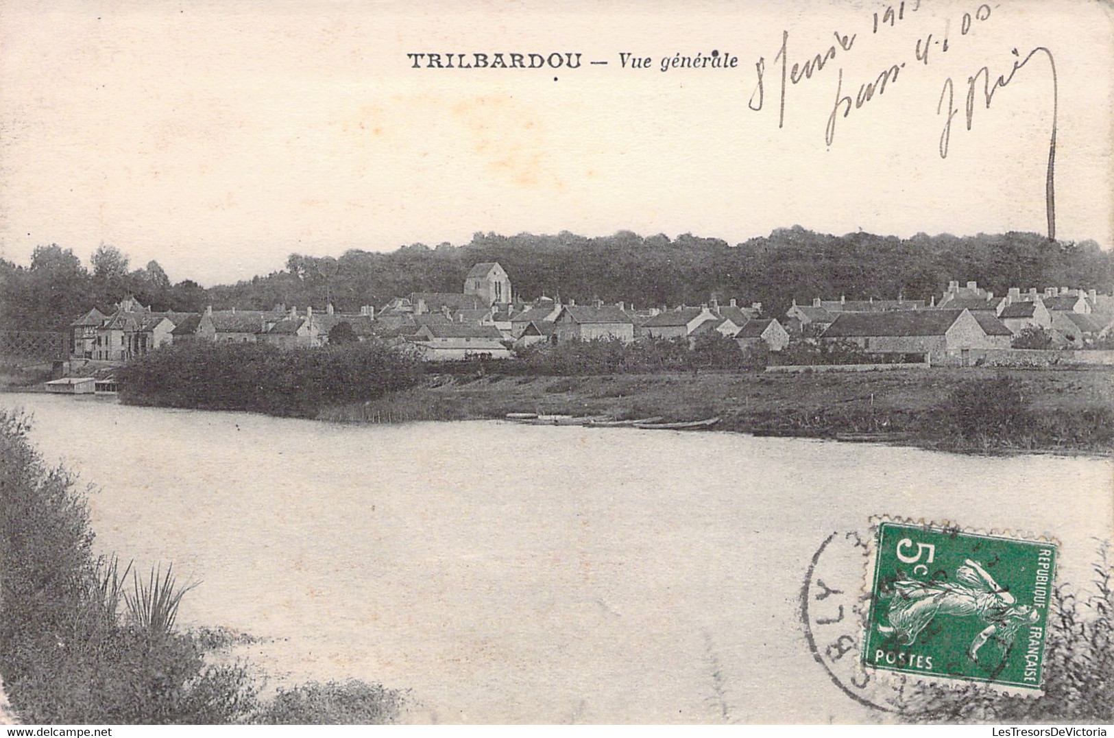 CPA - FRANCE - 77 - TRILBARDOU - Vue Générale - Autres & Non Classés