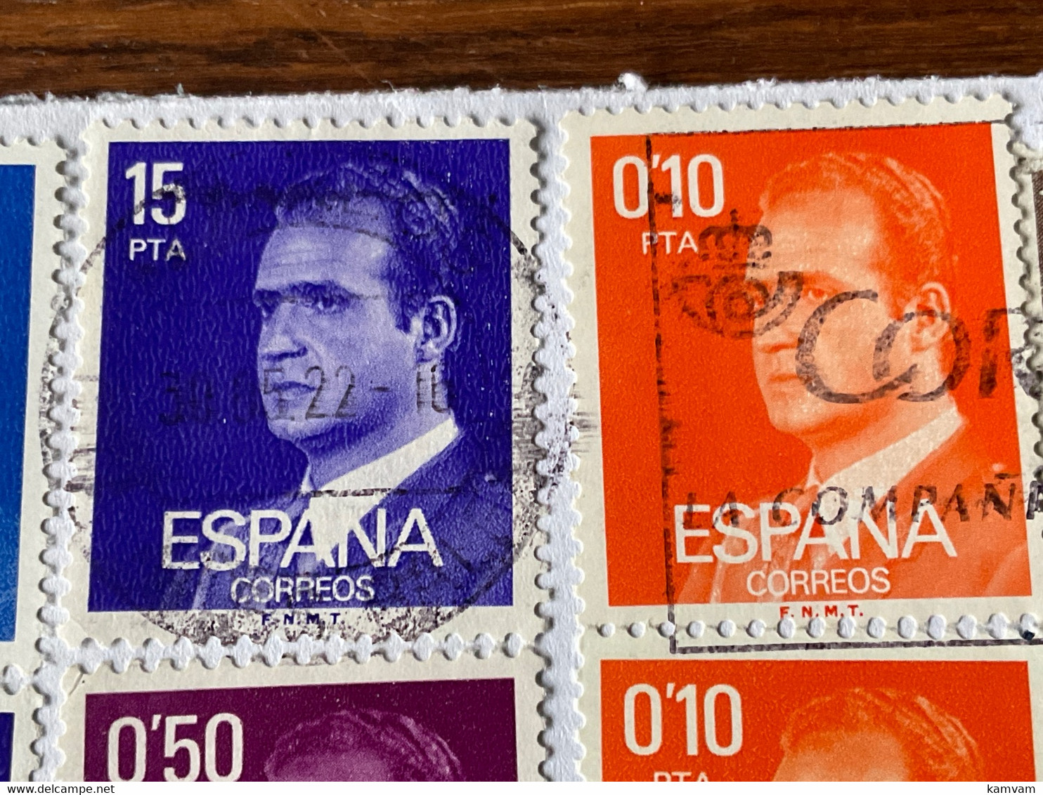 España - Spain Cover - Lettre 2022 - Pta Stamps Used Beyond Validity - Timbres PTA Utilisé Hors Validité - Brieven En Documenten