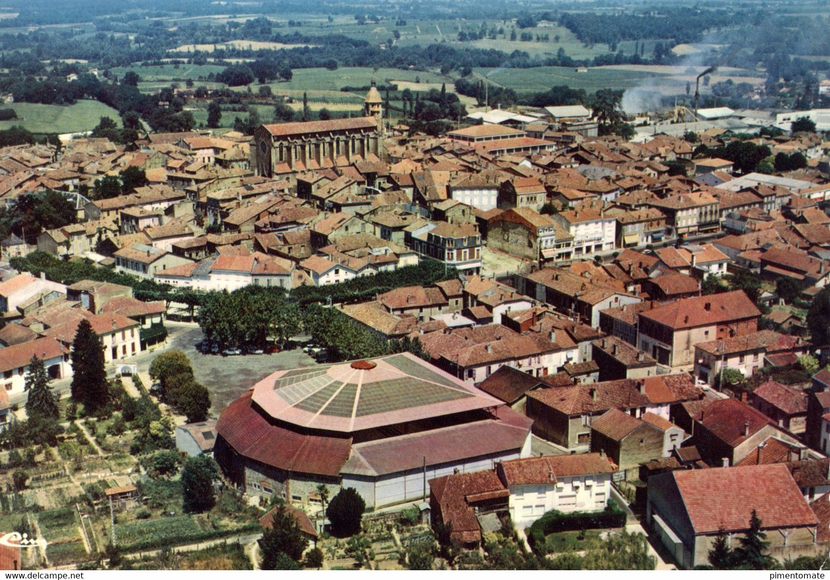 EAUZE VUE GENERALE AERIENNE - Andere & Zonder Classificatie