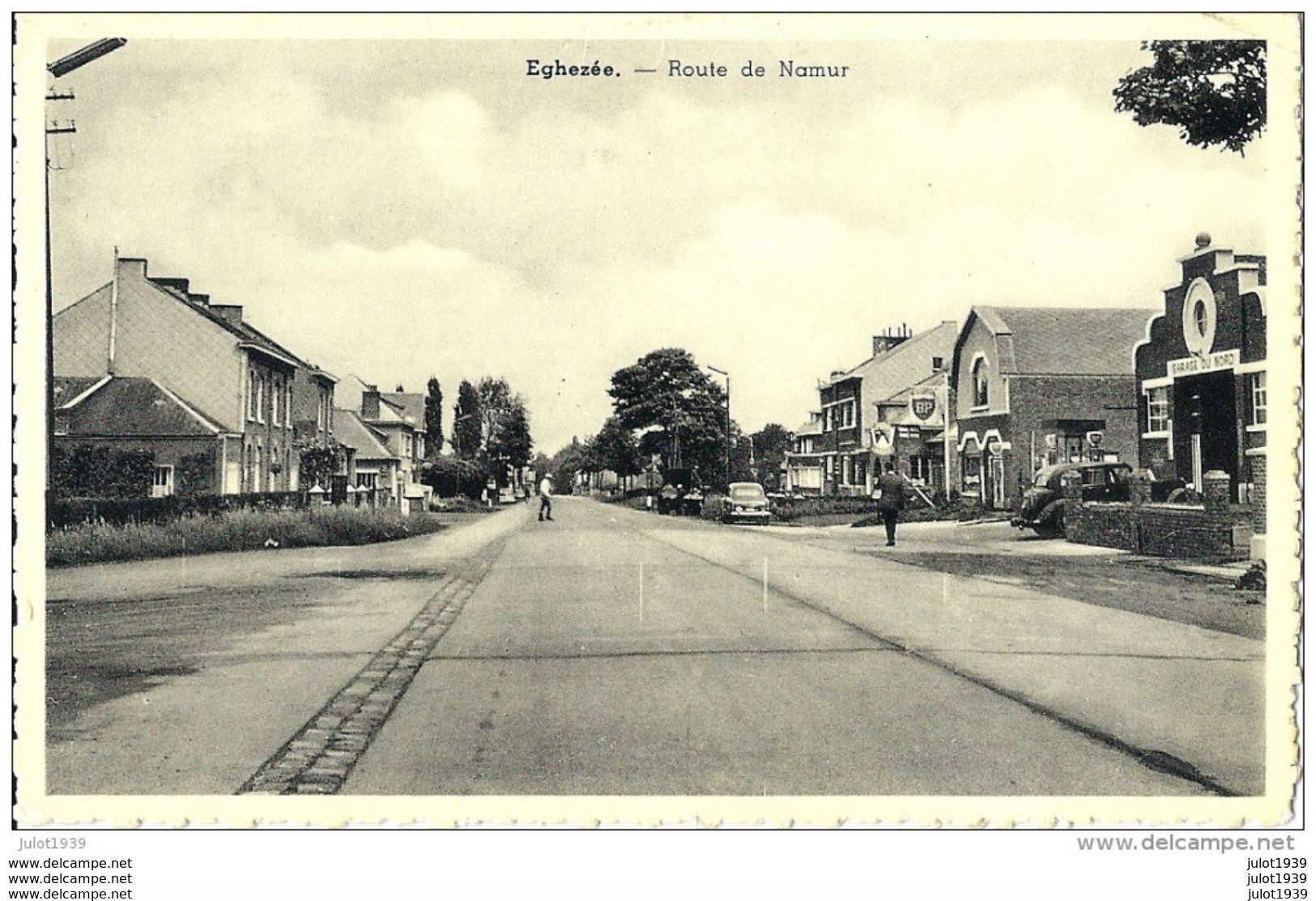EGHEZEE ..-- Route De NAMUR . 1956 Vers BERTRIX ( Mr Mme Yves DIDIER - MARTIN ) . Voir Verso . - Eghezee