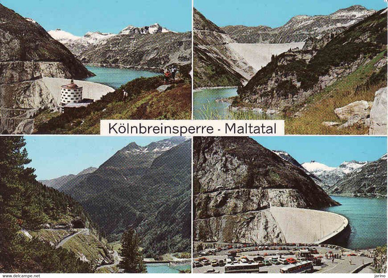 Austria, Kärnten, Maltatal, Koelnbreinsperre, Bezirk, Gebraucht 1980 - Gmünd