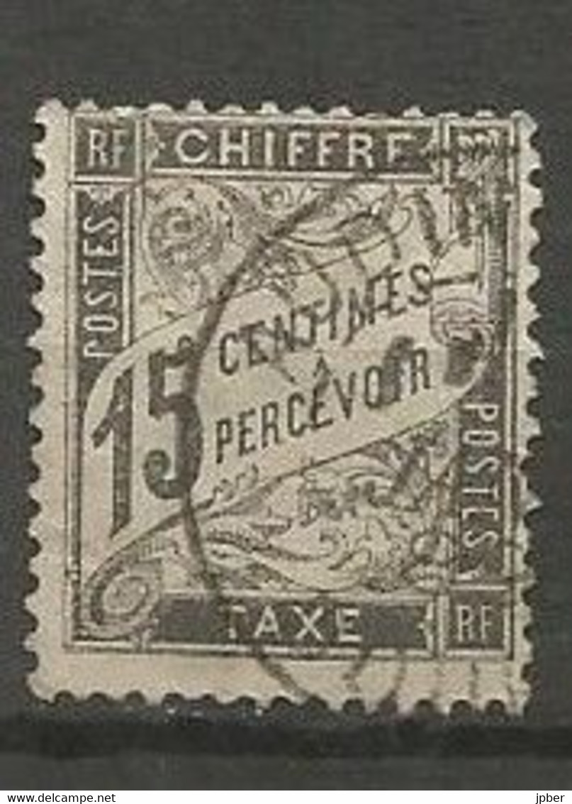 France - Timbres-Taxe - N° 16 - 15 C. Noir - Obl.  AUDINCOURT (Doubs) - 1859-1959 Used