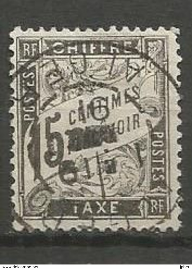 France - Timbres-Taxe - N° 16 - 15 C. Noir - Obl.  ALGER (Algérie) - 1859-1959 Gebraucht