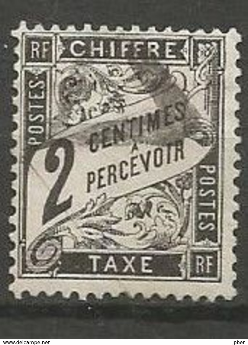 France - Timbres-Taxe - N° 11 - 2 C. Noir - Cachet Triangulaire - 1859-1959 Gebraucht