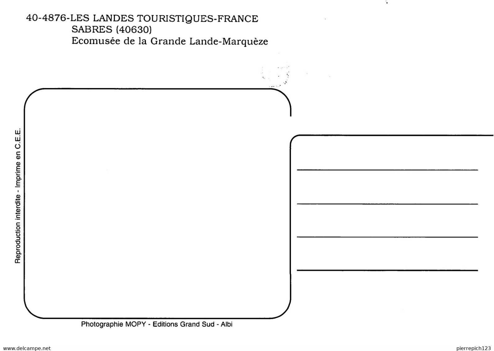 40 - Sabres - Ecomusée De La Grande Lande "Marquèze" - Sabres