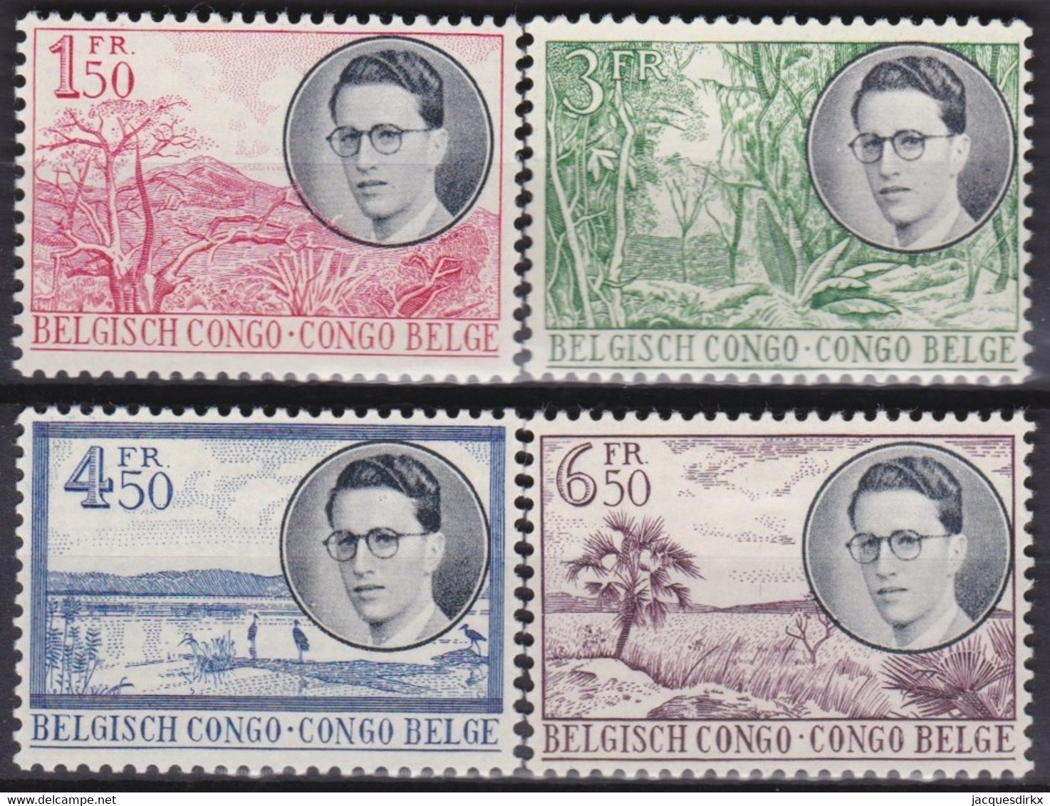 Congo    .   OBP   .   329/332     .   *   .    Ongebruikt Met Gom  .   /  .  Neuf Avec Gomme - Unused Stamps