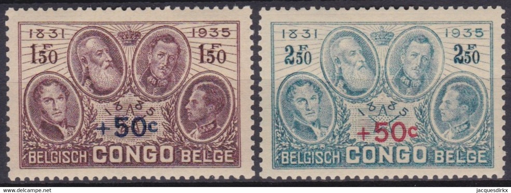 Congo    .   OBP   .   192/193      .   *   .    Ongebruikt Met Gom  .   /  .  Neuf Avec Gomme - Unused Stamps