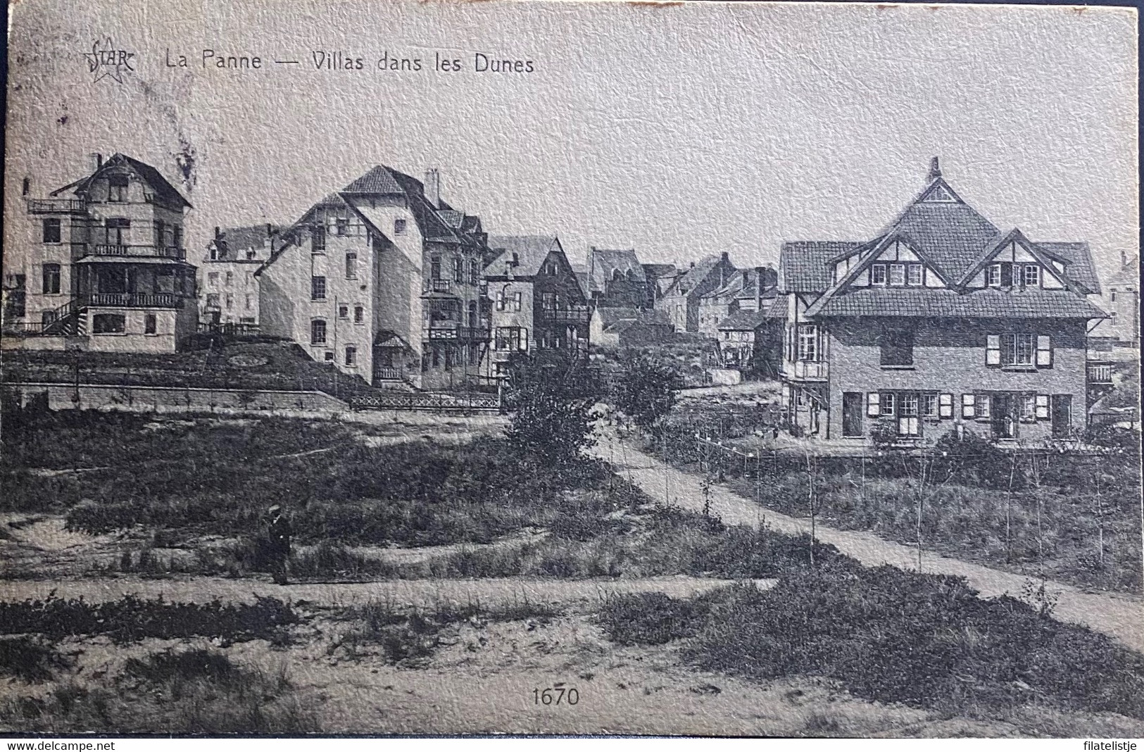 De Panne Villas In De Duinen Gelopen 1925 - De Panne