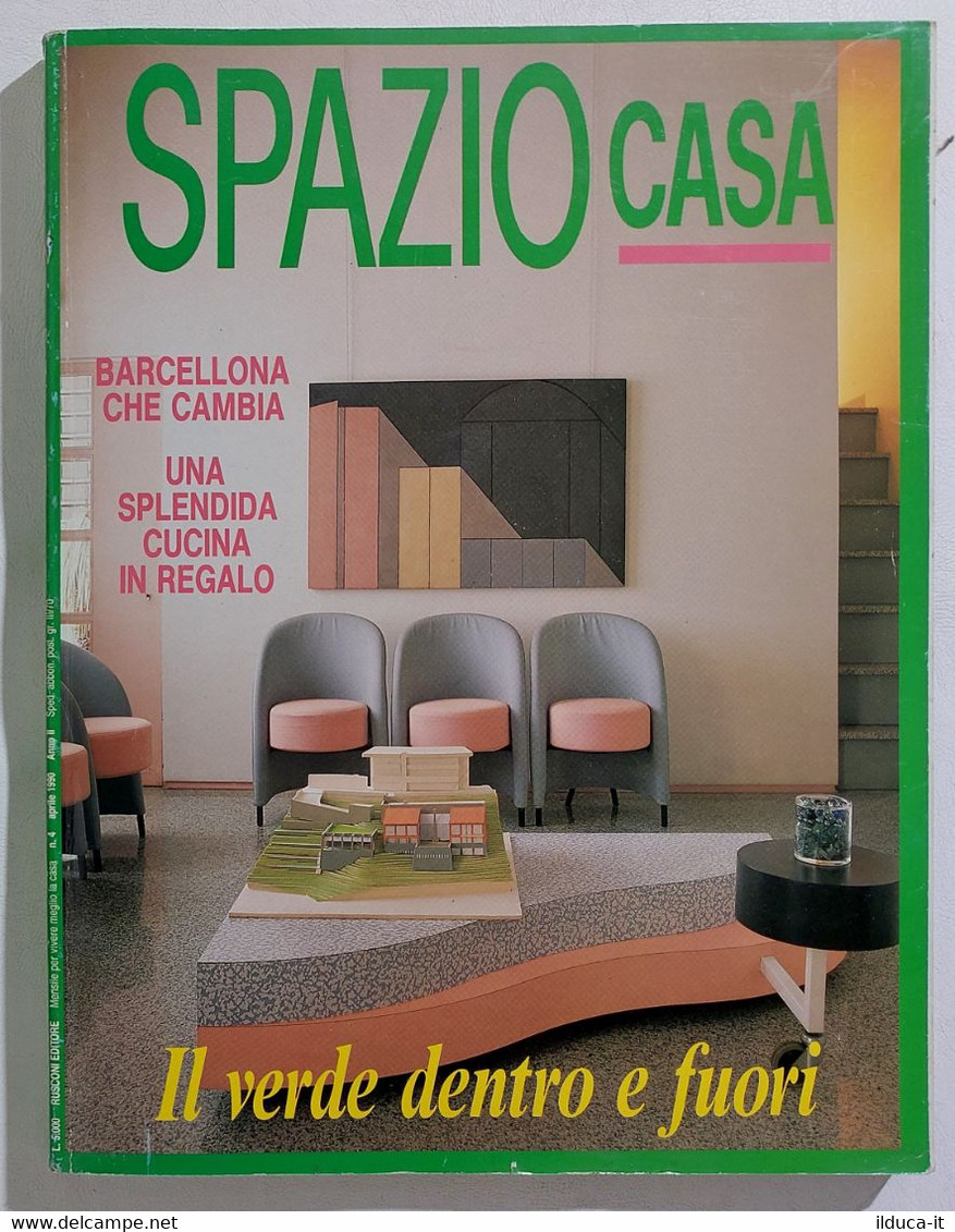 16899 SPAZIO CASA 1990 N. 4 - Barcellona / Verde Dentro E Fuori - Huis, Tuin, Keuken